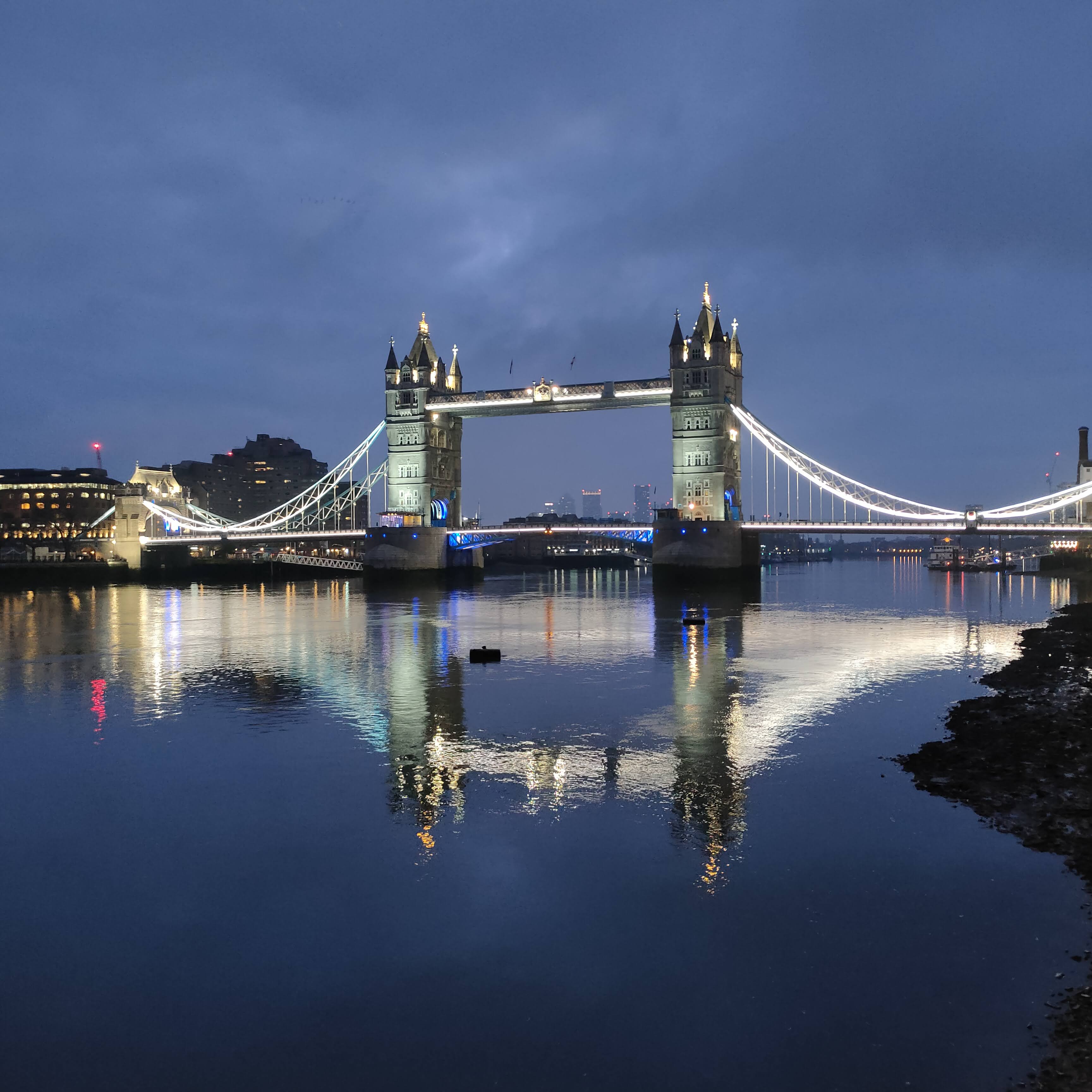 Tower Bridge at dusk