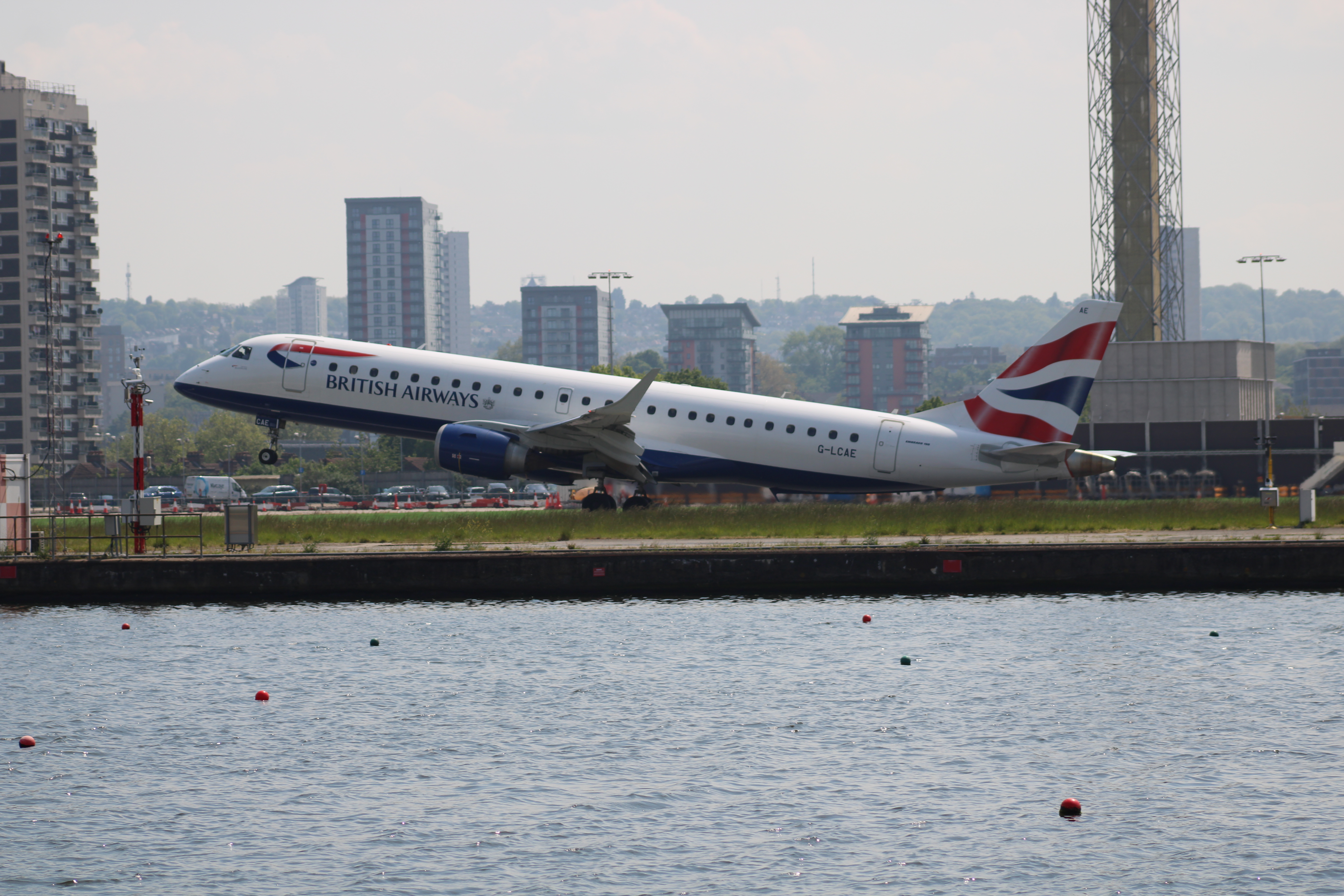 British Airways aircraft at the airport