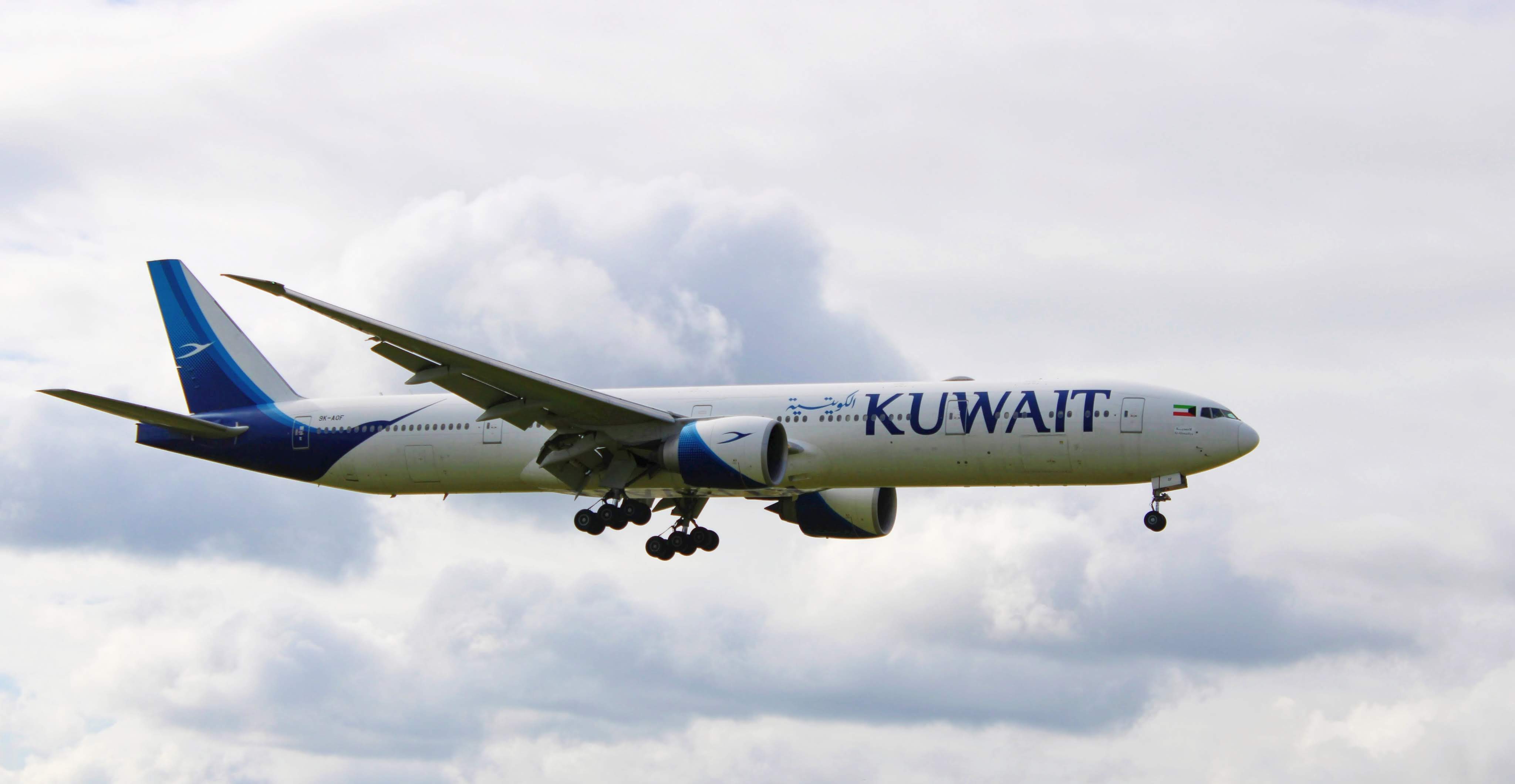 Kuwait Airways aircraft in flight
