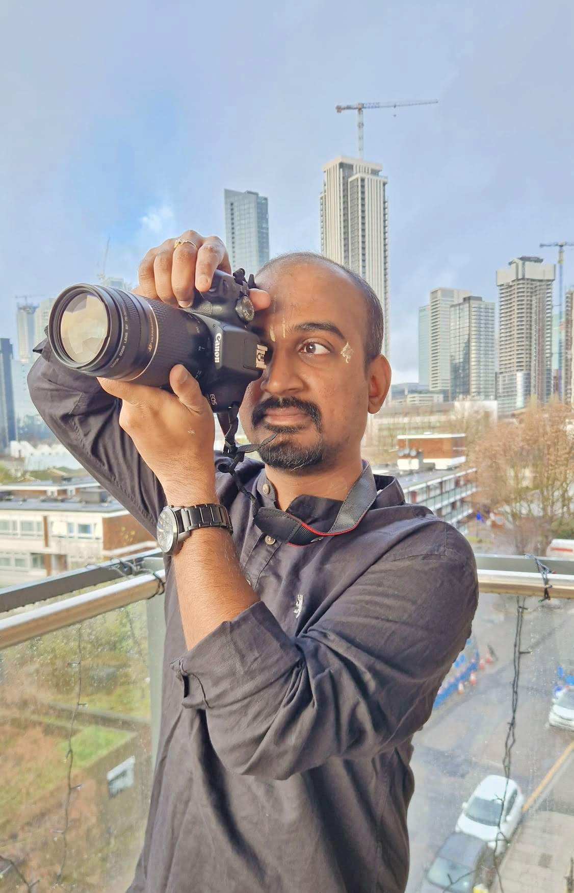 Sri Harsha with camera